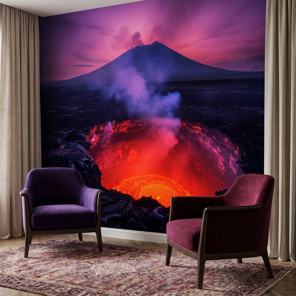 Volkanik Manzara Dramatik Doğa Duvar Kağıdı