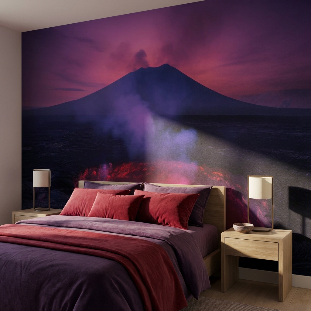 Volkanik Manzara Dramatik Doğa Duvar Kağıdı