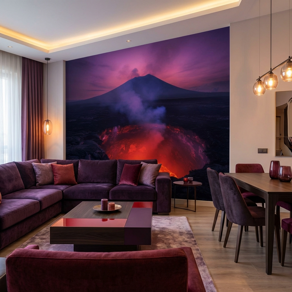Volkanik Manzara Dramatik Doğa Duvar Kağıdı