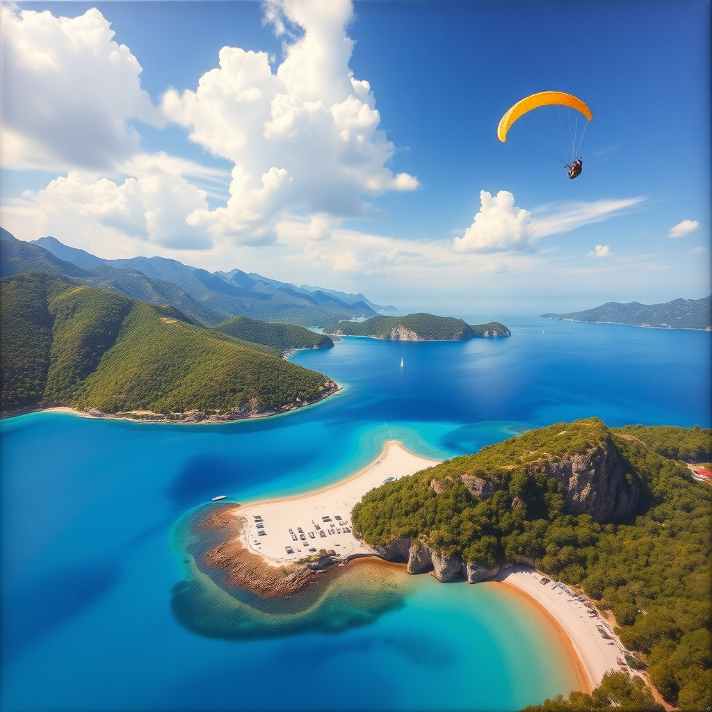 Duvarda Sanat Avangart Fethiye Ölüdeniz Mavi Koy Kendinden Yapışkanlı Duvar Kağıdı No:139 No:1027