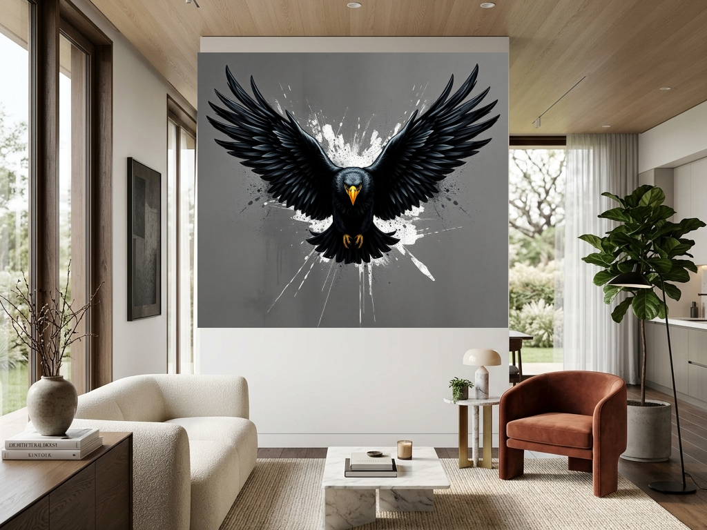 Duvarda Sanat Avangart Beşiktaş Temalı Kendinden Yapışkanlı Duvar Kağıdı