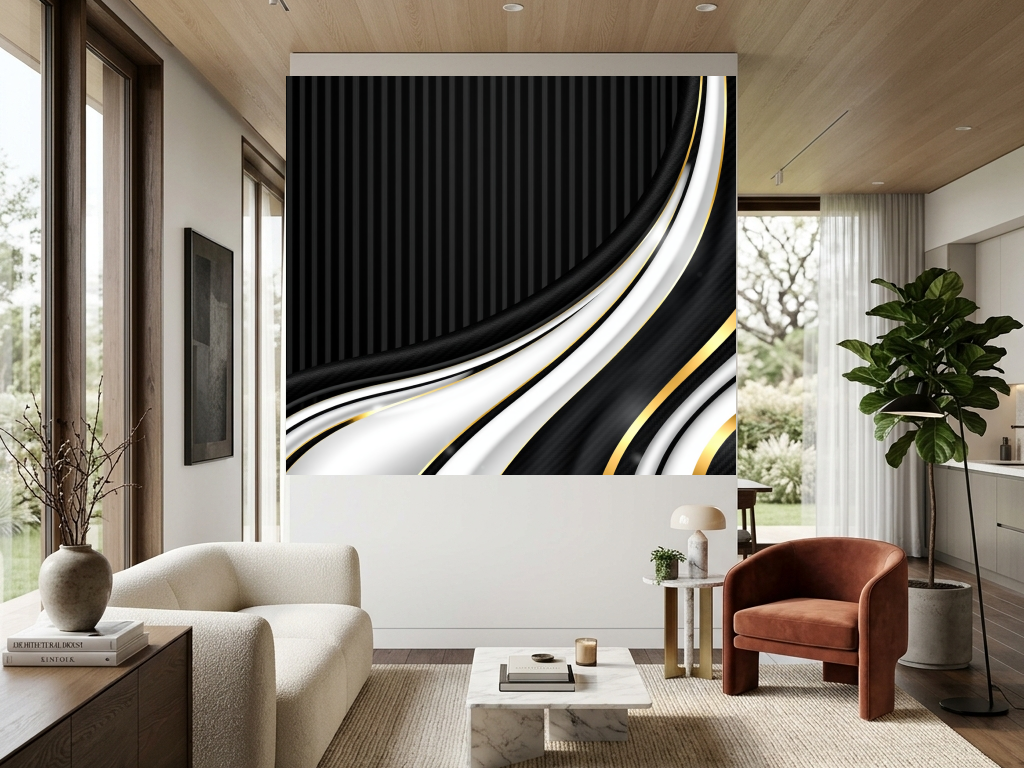 Duvarda Sanat Özgün Beşiktaş Temalı Kendinden Yapışkanlı Duvar Kağıdı