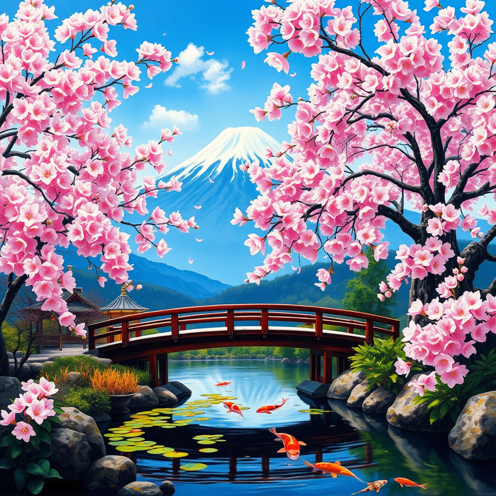 Duvarda Sanat Minimalist Japon Kiraz Çiçeği Bahçesi (Sakura) Kendinden Yapışkanlı Duvar Kağıdı No:312 No:668