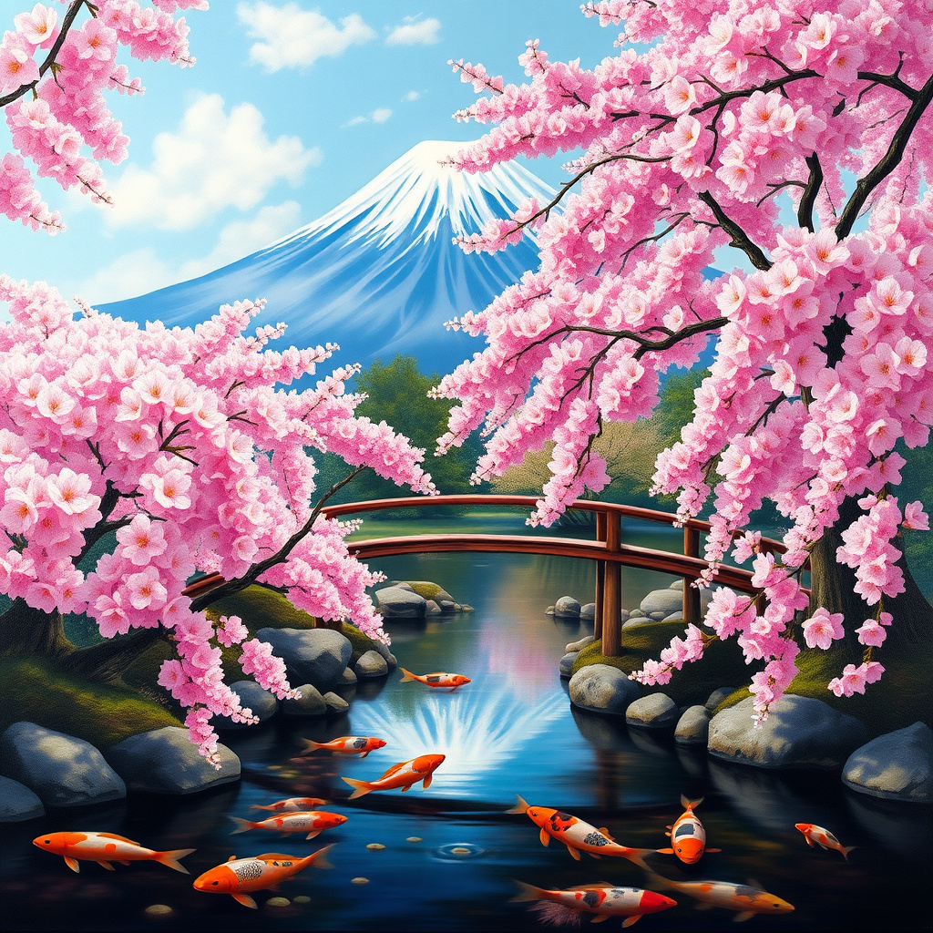 Duvarda Sanat Rustik Japon Kiraz Çiçeği Bahçesi (Sakura) Kendinden Yapışkanlı Duvar Kağıdı No:631 No:674